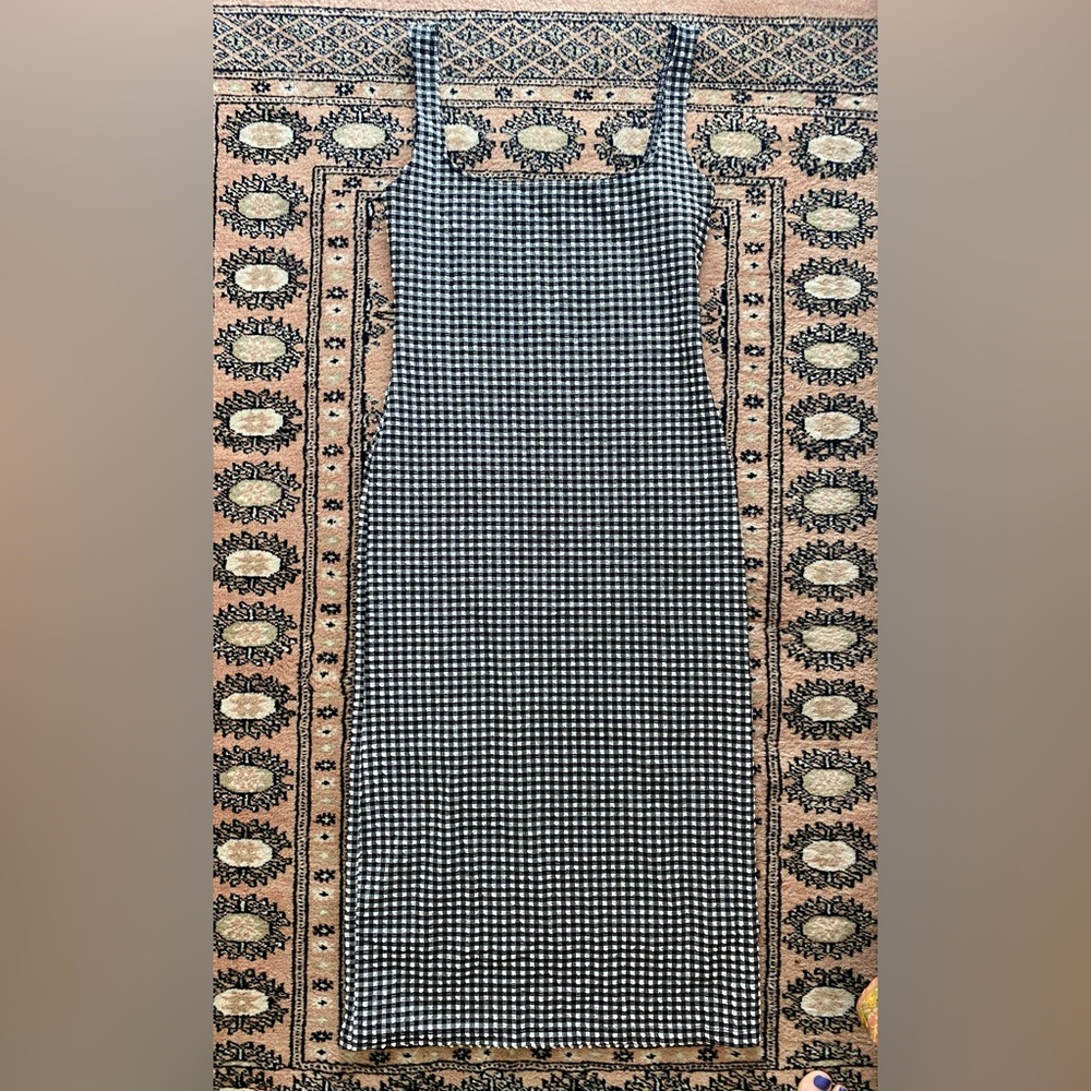 Maryam Nassir Zadeh plaid print midi dress